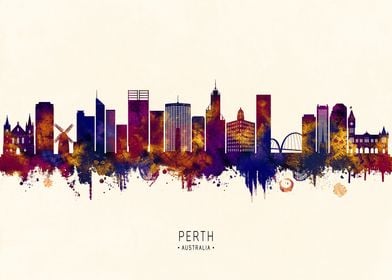 Perth Australia Skyline