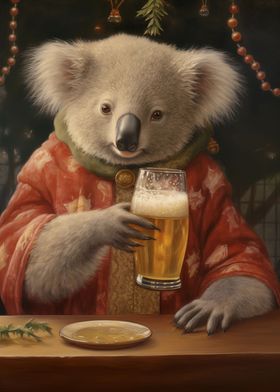 Christmas Koala Beer