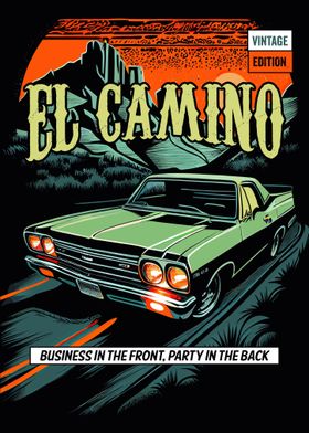 El Camino Vintage Comic