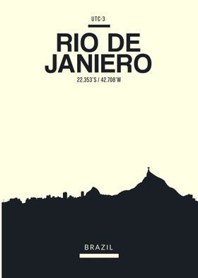 Rio De Janiero Skyline