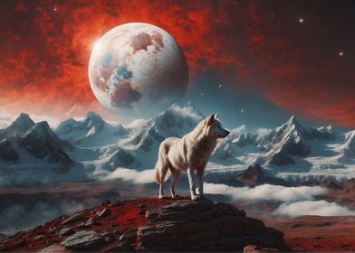 Wolf on a Red Planet