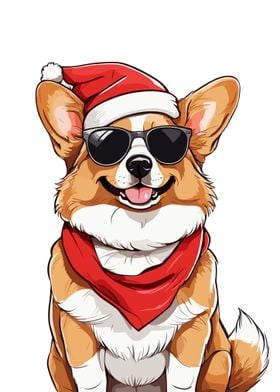 Christmas Corgi