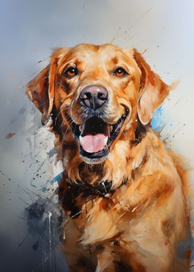 Yellow labrador retriever