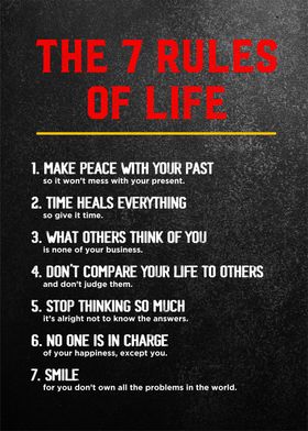 the 7 rules of life