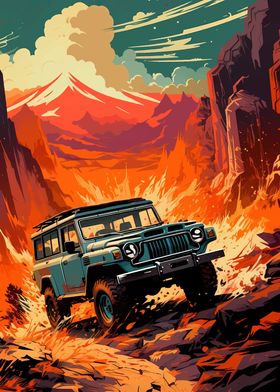 adventure car artwork