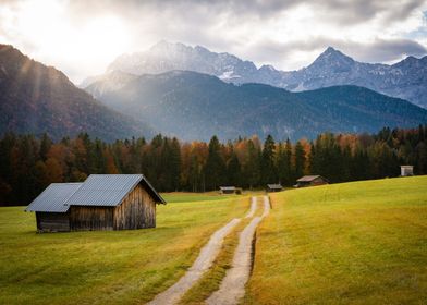 Autumn Light in the Alps