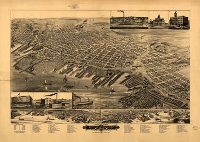Muskegon Michigan 1889