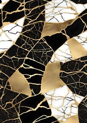 Abstract Jade Kintsugi w