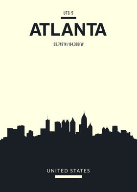 Atlanta USA Skyline