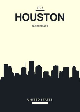 Houston USA Skyline