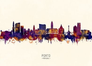 Porto Portugal Skyline