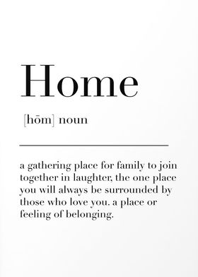 Home The definition 