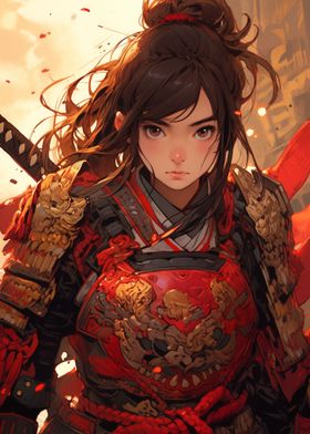 Anime Samurai Girl