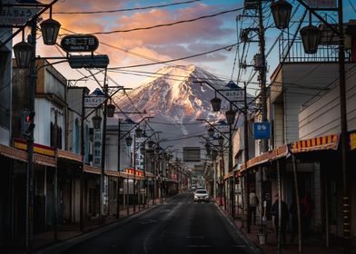 Fuji from the City
