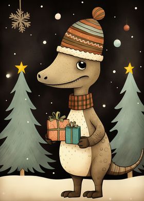 Happy Noel of Dinosaur