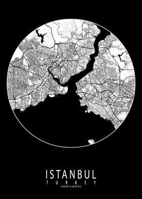 Istanbul City Map Full Moo