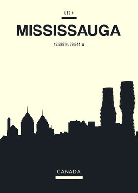 Mississauga Canada Skyline
