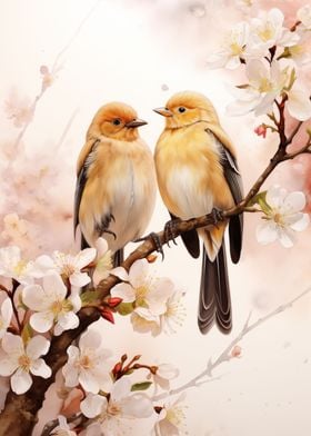 Goldfinch Couple Artwork