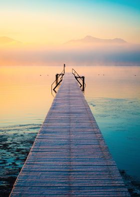 Winter at Lake Chiemsee