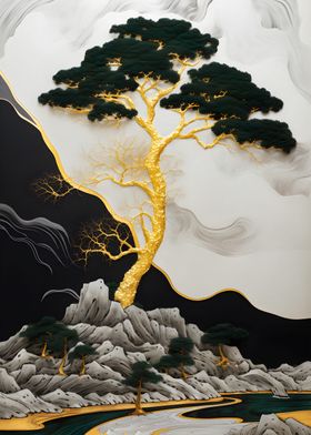 Abstract Tree Bonsai