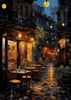 Paris Streets at night