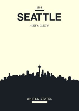 Seattle USA Skyline