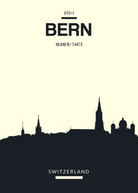 Bern Switzerland Skyline