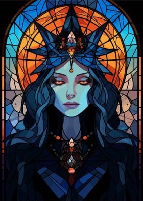 Sorceress Stained Glass