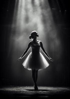 Ballerina In Spotlight