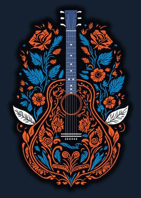 Country Guitar Art