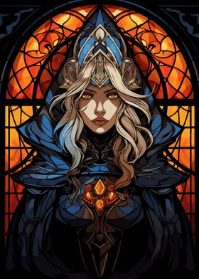 Sorceress Stained Glass