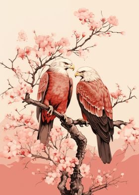 Bald Eagle Couple Art