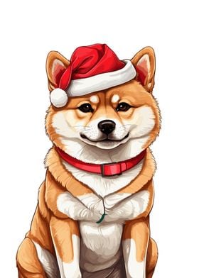 Christmas Shiba Inu