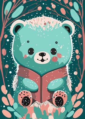 Cute Bear In The Forest
