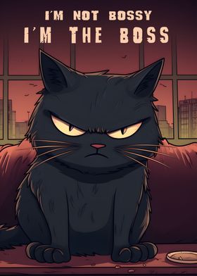 Im the Boss cute cat