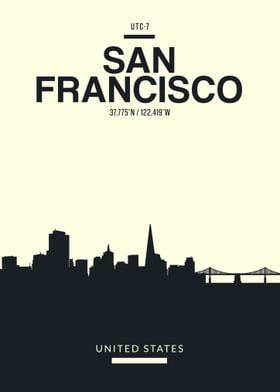 San Francisco USA Skyline