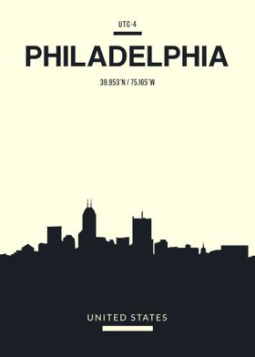 Philadelphia USA Skyline