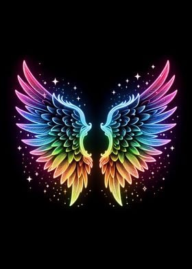 Neon Angel Wings 05