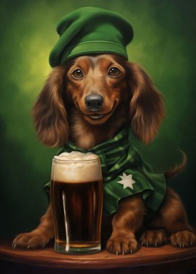 St Patrick Dachshund