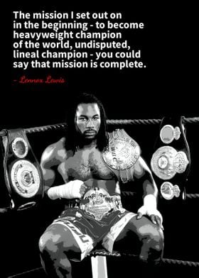 Lennox Lewis quotes 