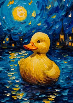 The Starry Night Duck