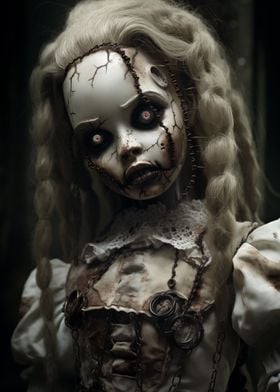 Scary Porcelain Doll