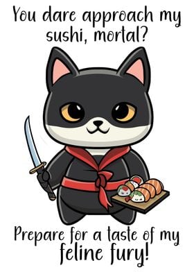 You Dare Approach My Sushi