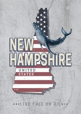 New Hampshire Map USA