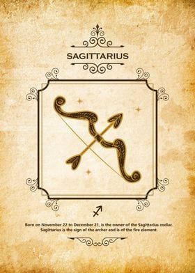 sagittarius retro zodiac