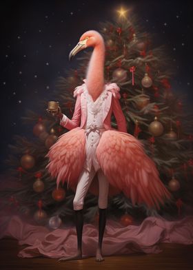 Flamingo Xmas Sweet