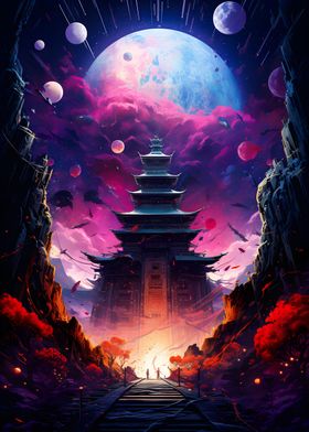 Fantasy Temple Cosmic