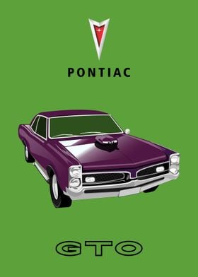 Pontiac GTO Purple 1967