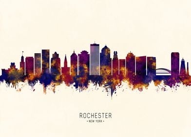 Rochester New York Skyline