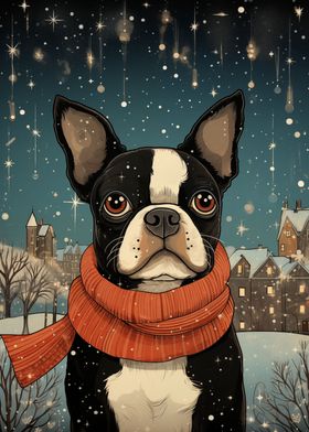 Boston Terrier Art Piece